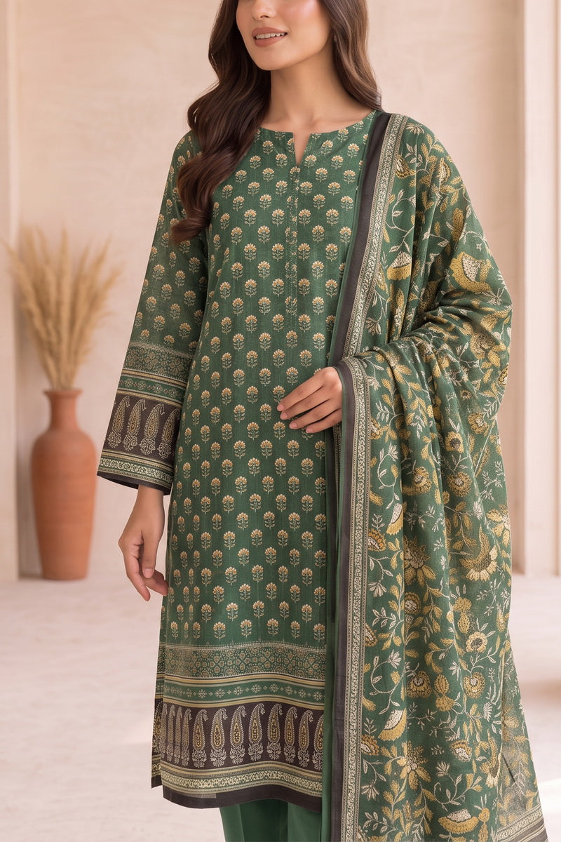 Fiza Mariyam 3 Pcs Unstitch Khaddar D-802
