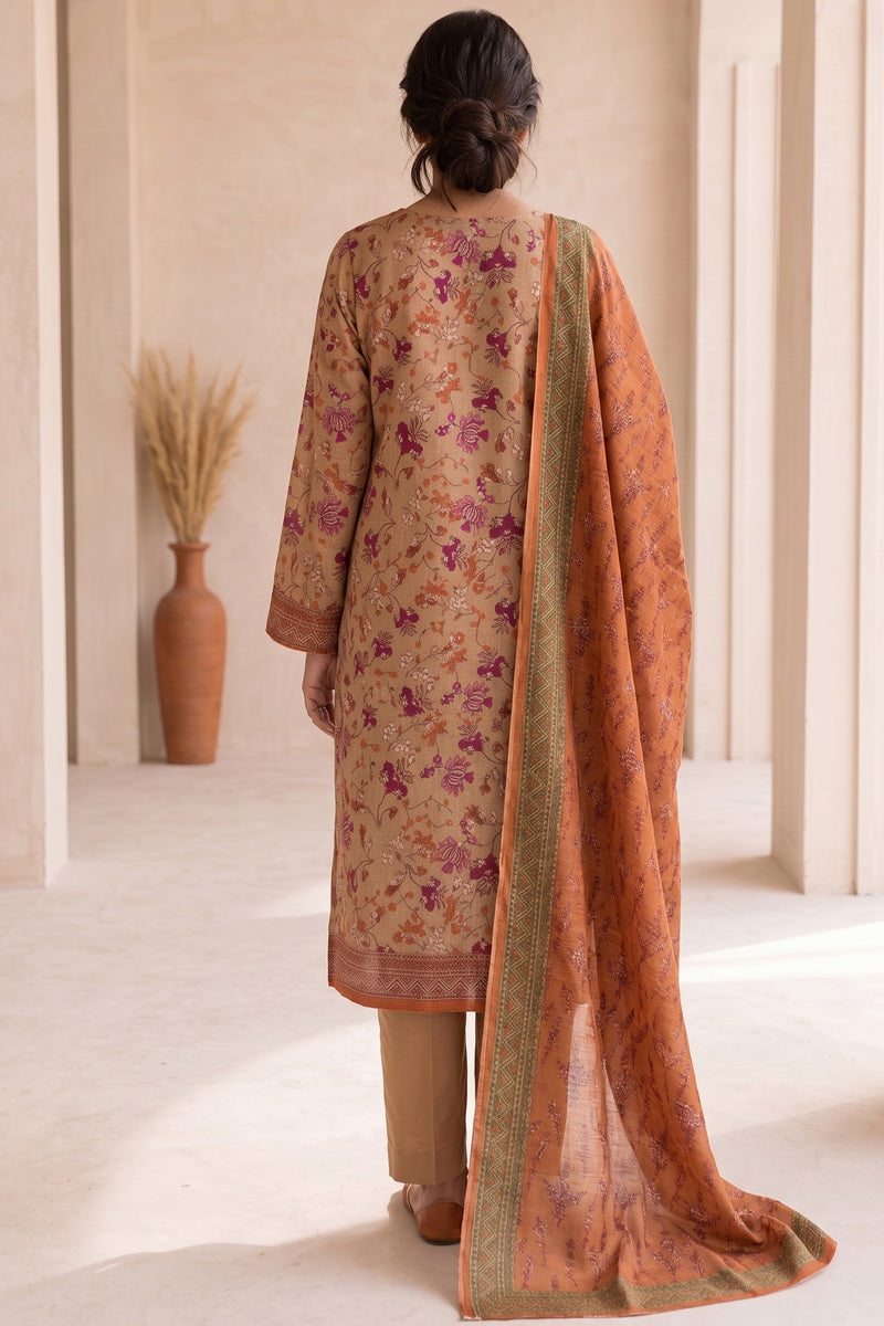 Fiza Mariyam 3 Pcs Unstitch Khaddar D-803