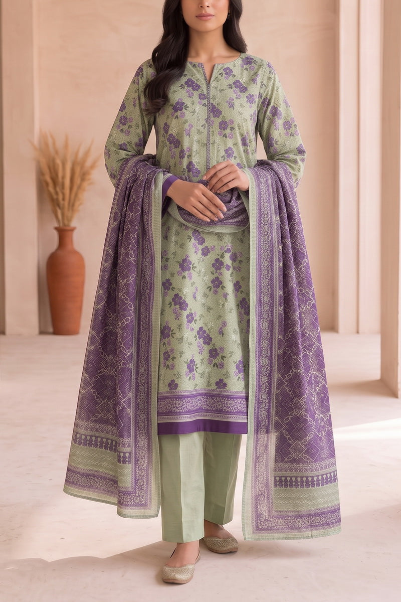 Fiza Mariyam 3 Pcs Unstitch Khaddar D-804