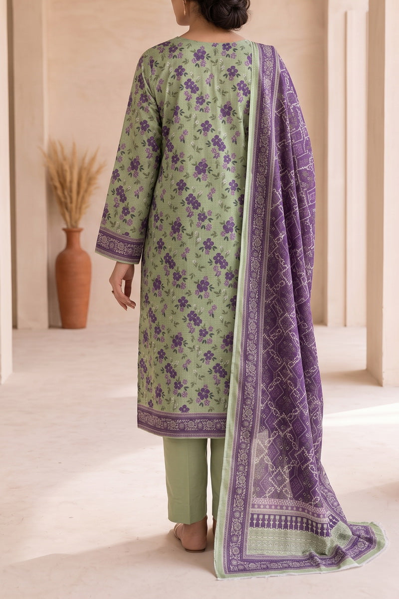 Fiza Mariyam 3 Pcs Unstitch Khaddar D-804