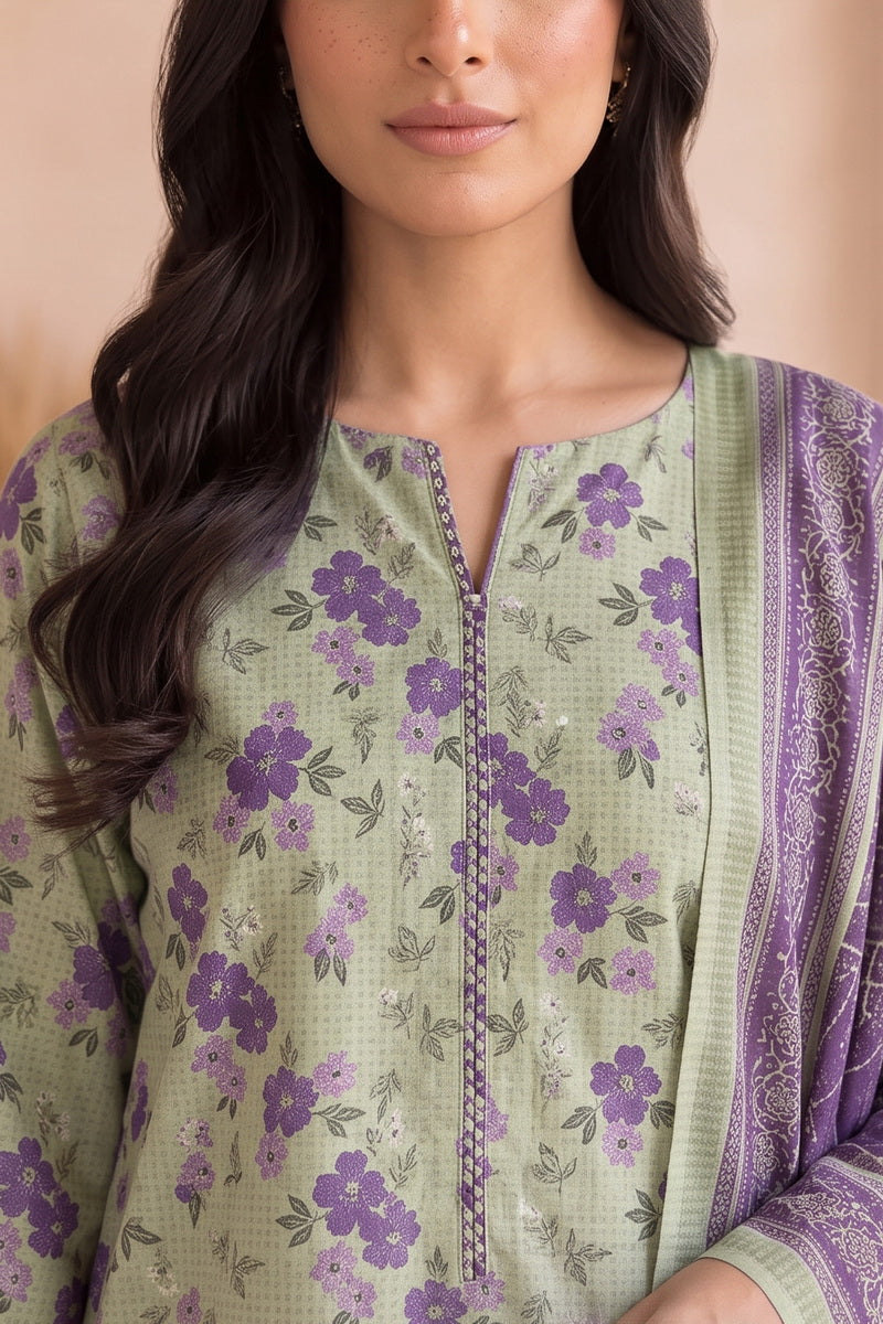 Fiza Mariyam 3 Pcs Unstitch Khaddar D-804