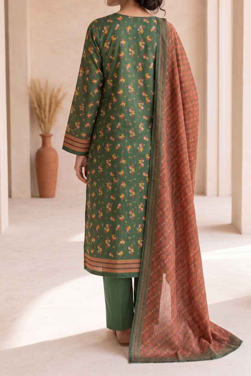 Fiza Mariyam 3 Pcs Unstitch Khaddar D-808