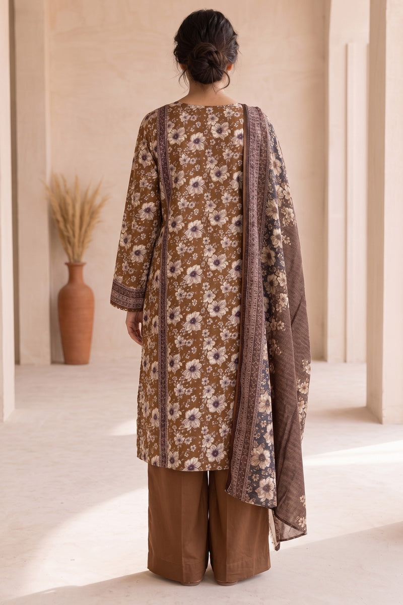 Fiza Mariyam 3 Pcs Unstitch Khaddar D-809