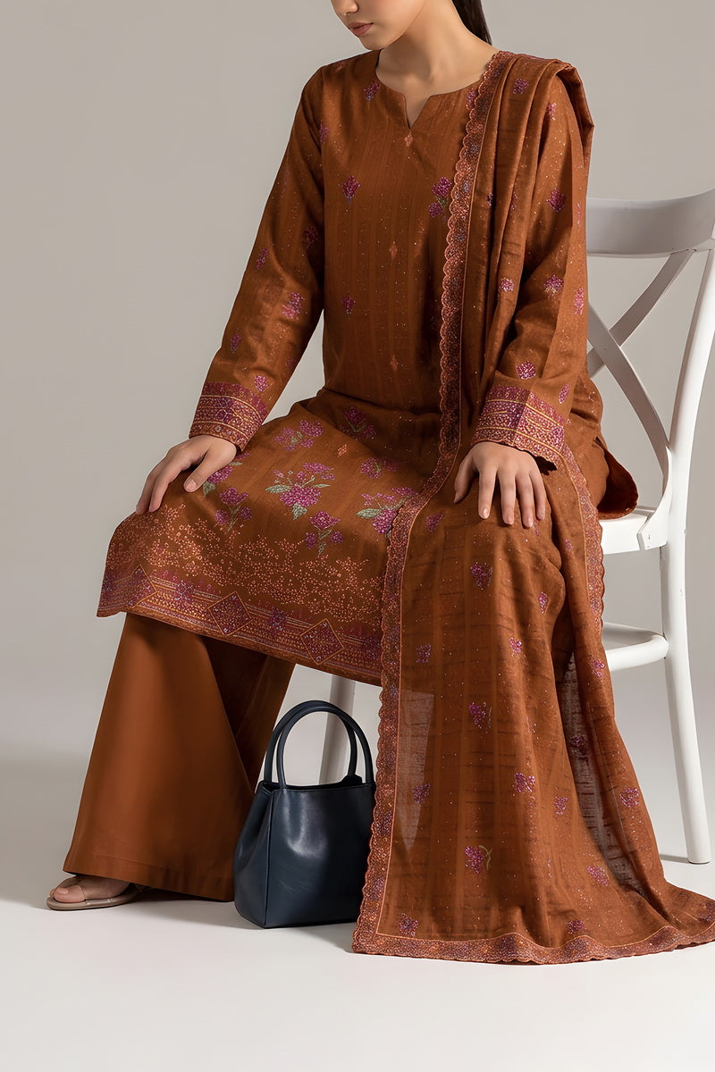 Jumana Embroidered Winter D-817