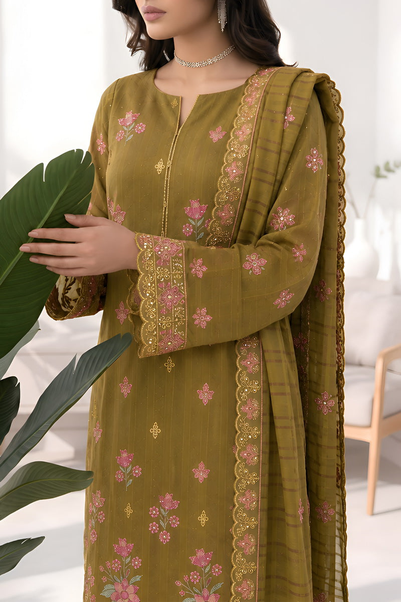 Jumana Embroidered Winter D-818