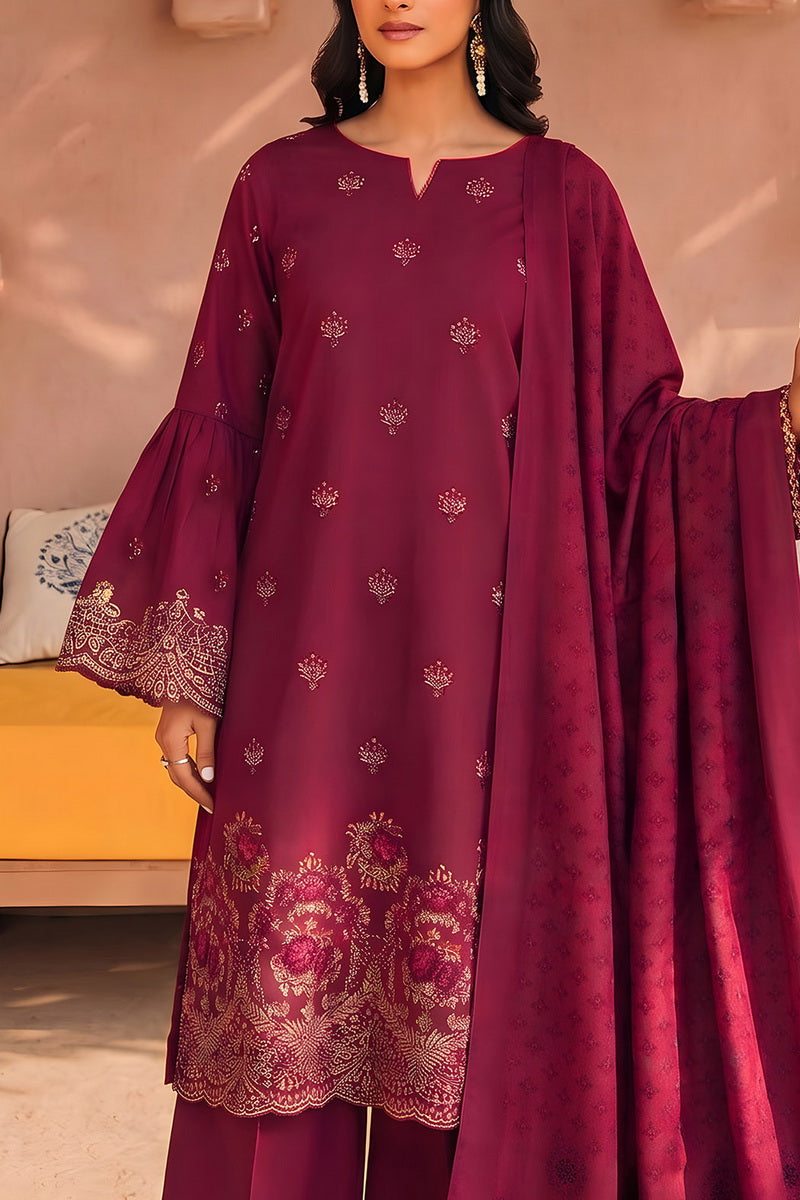 Areena Embroidered Winter D-828