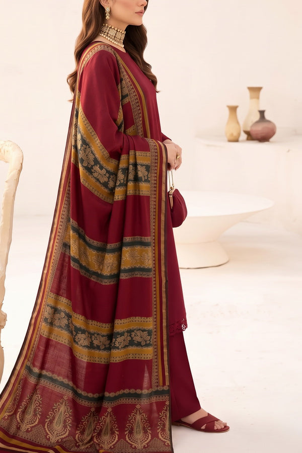 Resham Unstitch Dyed Winter D-831