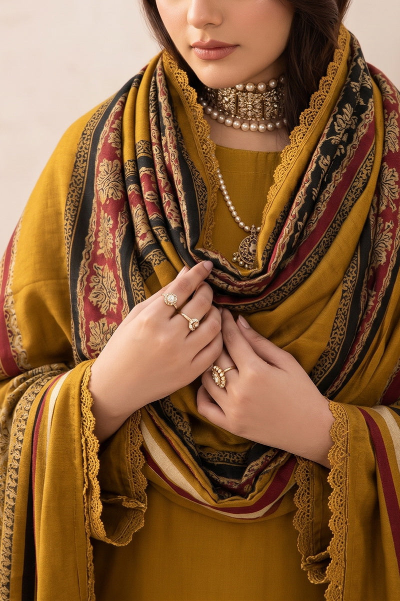 Resham Unstitch Dyed Winter D-832