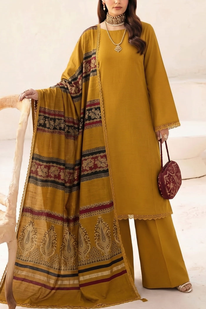 Resham Unstitch Dyed Winter D-832