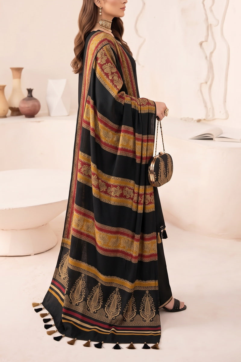 Resham Unstitch Dyed Winter D-833