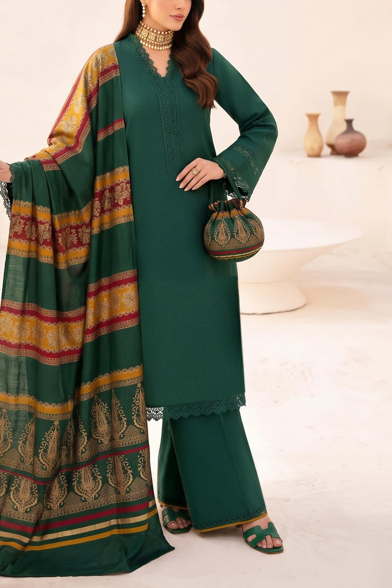 Resham Unstitch Dyed Winter D-834