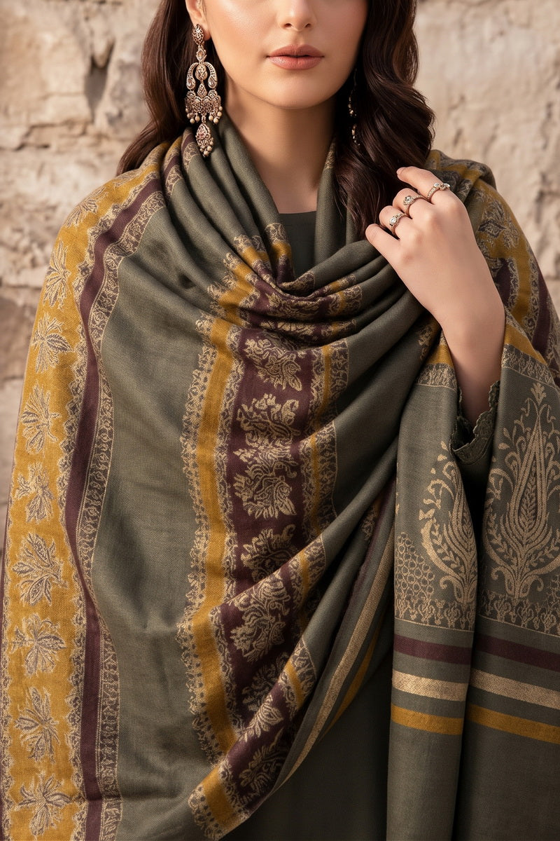 Resham Unstitch Dyed Winter D-835