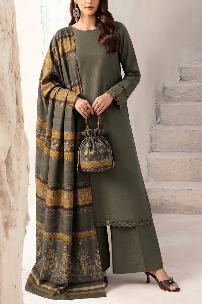 Resham Unstitch Dyed Winter D-835