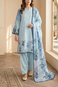 Crown Dhanak Unstitch 3 Pcs Winter D-842