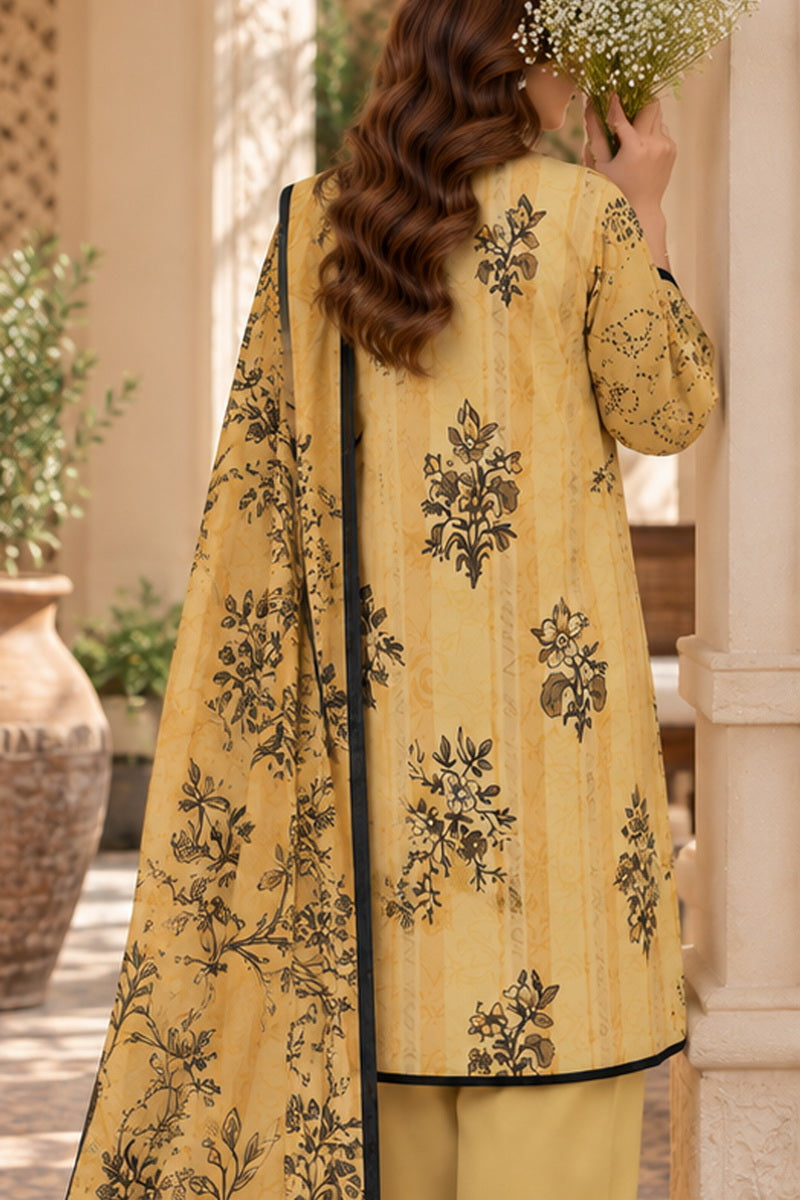 Crown Dhanak Unstitch 3 Pcs Winter D-843