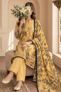 Crown Dhanak Unstitch 3 Pcs Winter D-843