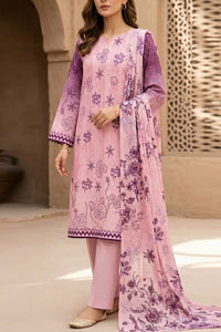 Crown Dhanak Unstitch 3 Pcs Winter D-844