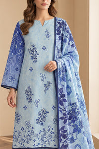 Crown Dhanak Unstitch 3 Pcs Winter D-846
