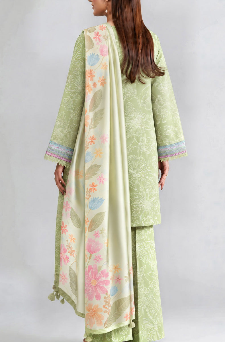 M Prints Unstitch Luxury Silk D-847