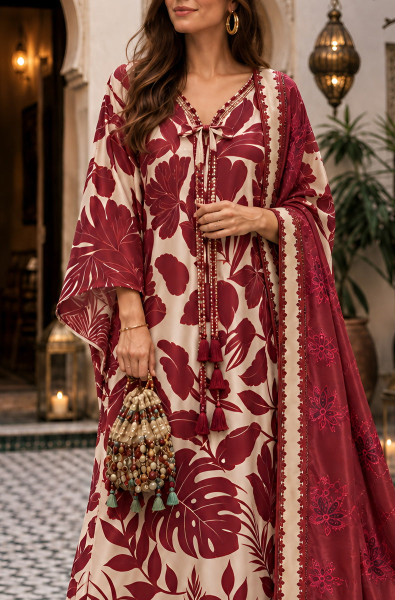 M Prints Unstitch Luxury Silk D-848