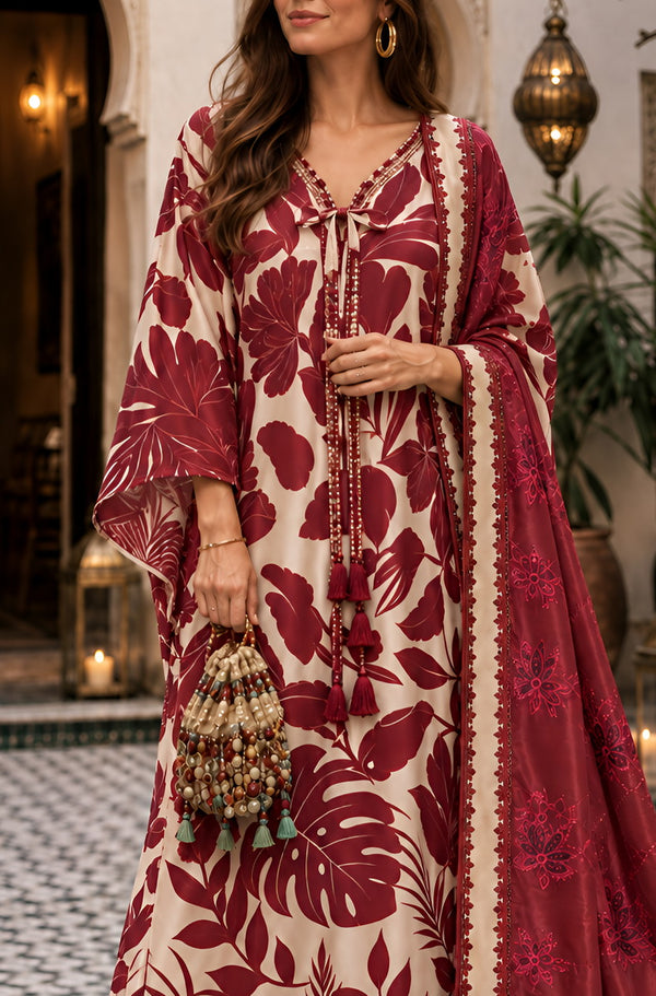 M Prints Unstitch Luxury Silk D-848