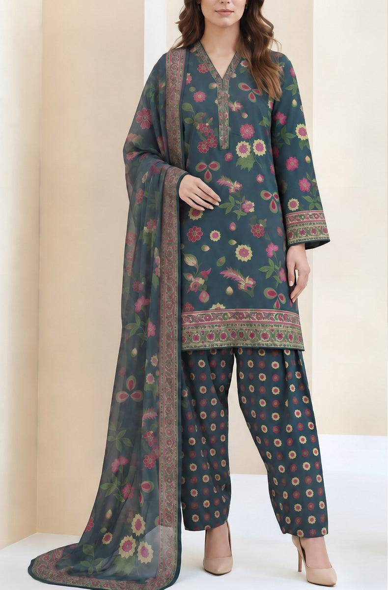 M Prints Unstitch Luxury Silk D-849