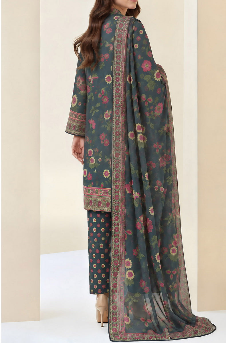 M Prints Unstitch Luxury Silk D-849