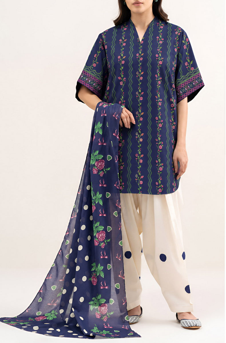 M Prints Unstitch Luxury Silk D-851