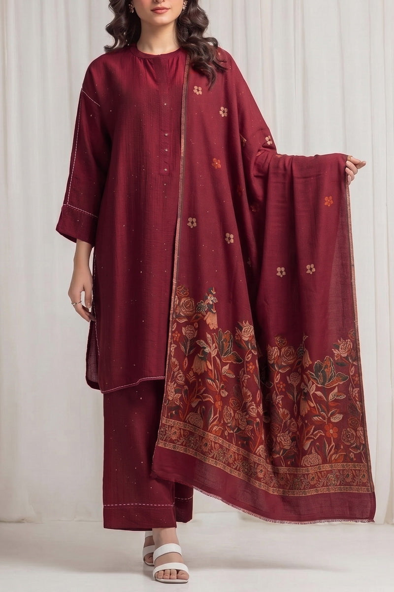 Resham Unstitch Dyed Winter D-853