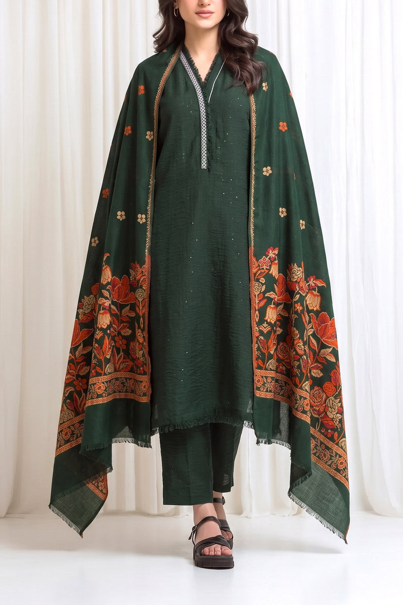 Resham Unstitch Dyed Winter D-854