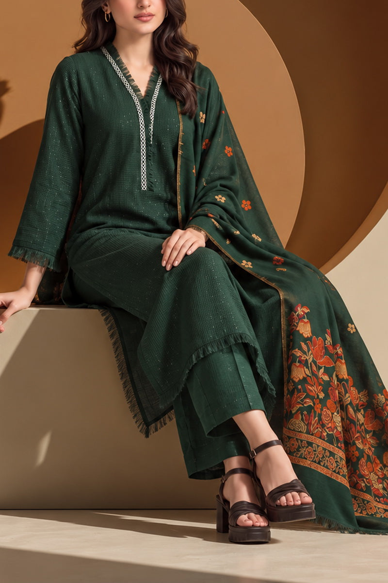Resham Unstitch Dyed Winter D-854