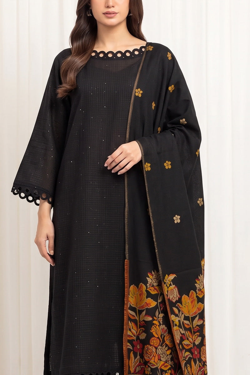 Resham Unstitch Dyed Winter D-856