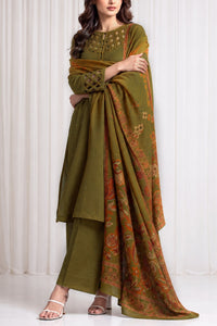 Resham Unstitch Dyed Winter D-857