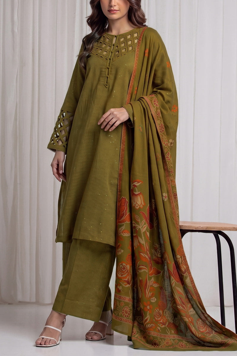 Resham Unstitch Dyed Winter D-857