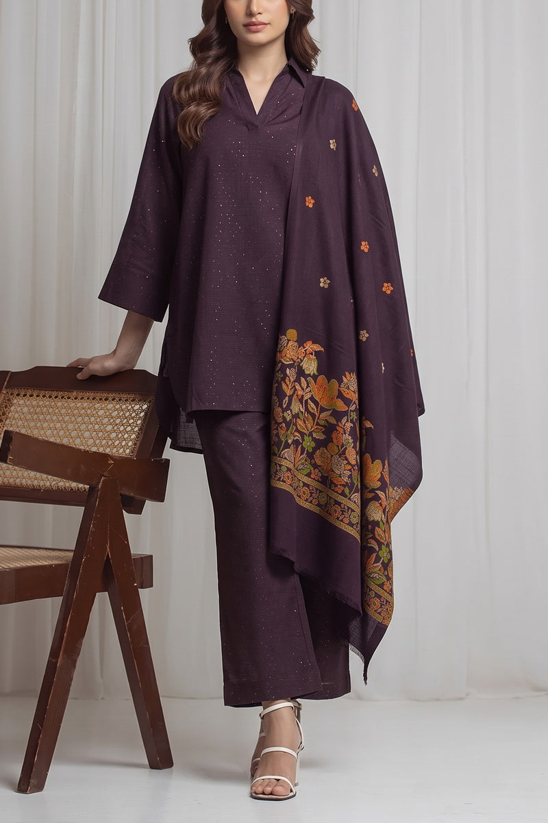 Resham Unstitch Dyed Winter D-858