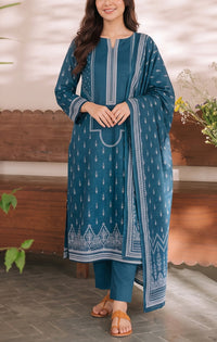 Shahkar Printed 3 Pcs Unstitch Khaddar D-998