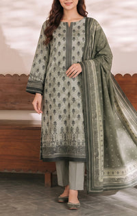 Shahkar Printed 3 Pcs Unstitch Khaddar D-999