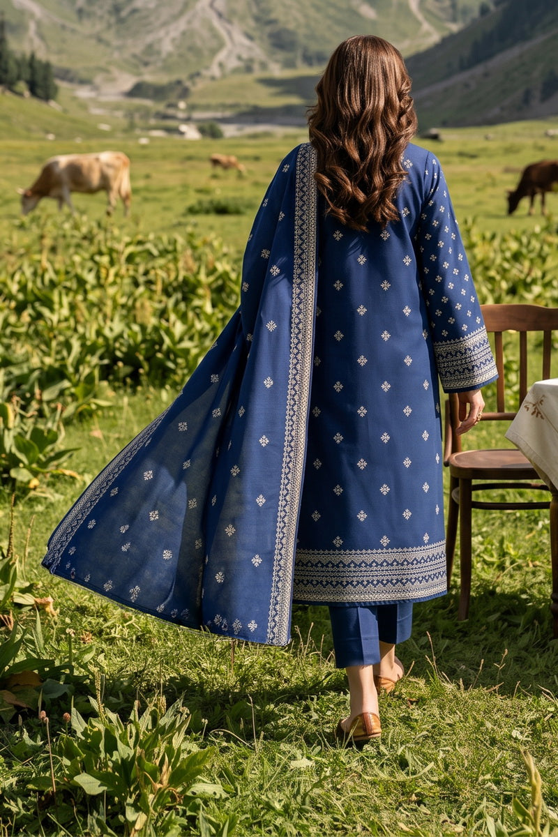 Miraas Unstitch Emb Khaddar D-694