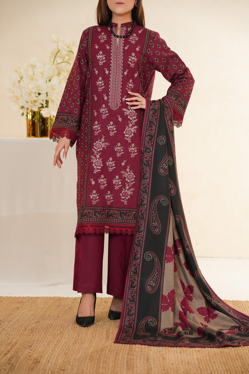 Mahnoor Emb Dhanak D-366