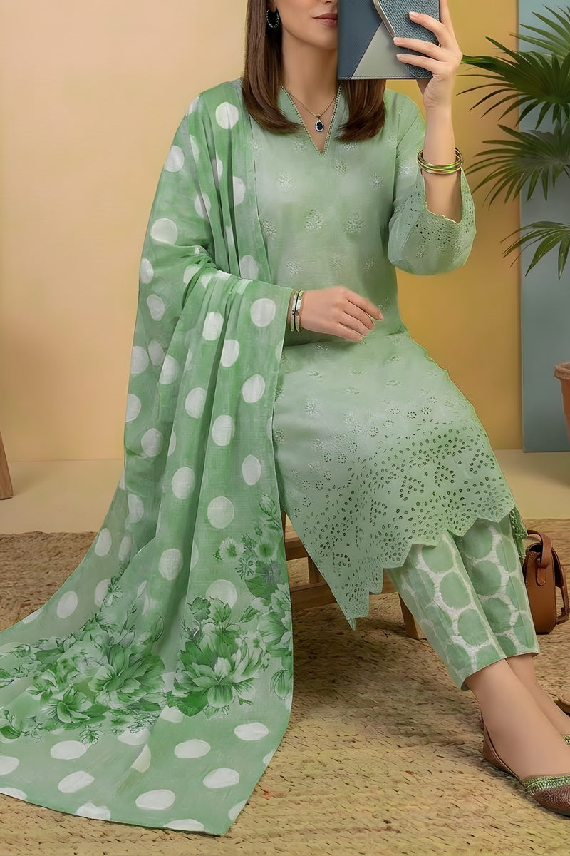 Sobia Waseem 3 PCS Unstitch Emb D-659