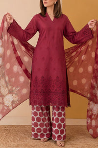 Sobia Waseem 3 PCS Unstitch Emb D-657