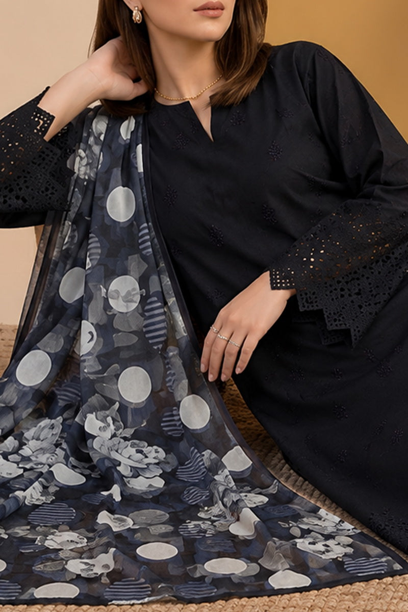 Sobia Waseem 3 PCS Unstitch Emb D-654