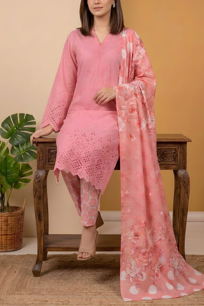 Sobia Waseem 3 PCS Unstitch Emb D-653