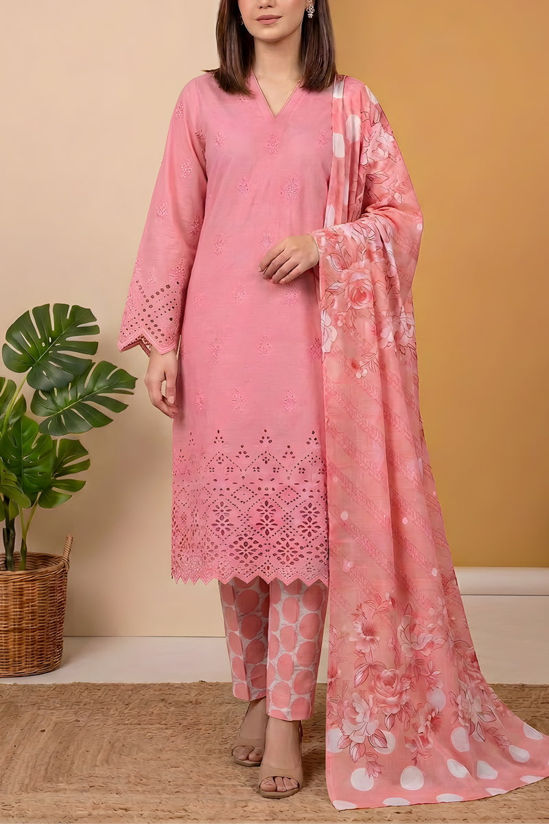 Sobia Waseem 3 PCS Unstitch Emb D-653