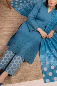 Sobia Waseem 3 PCS Unstitch Emb D-652