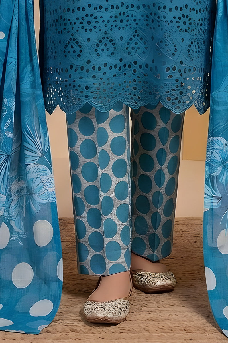 Sobia Waseem 3 PCS Unstitch Emb D-652