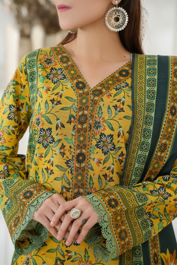 Shahkar Print Khaddar D-021