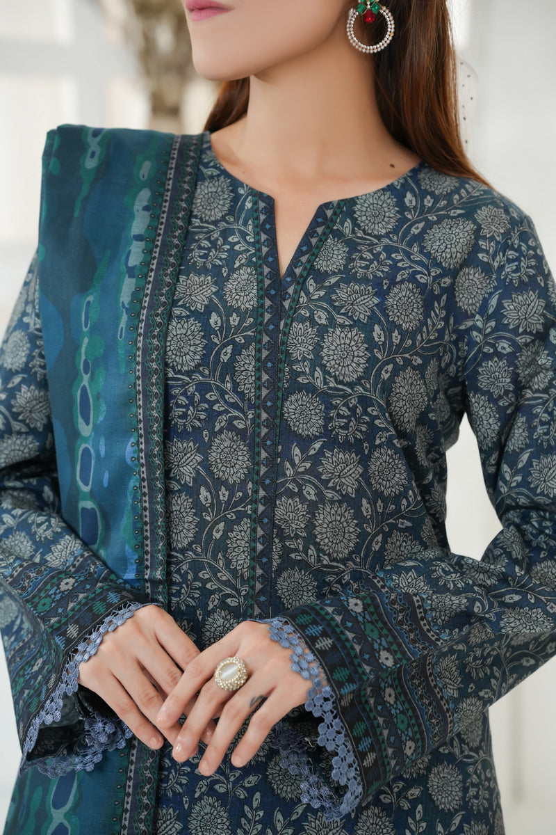 Shahkar Print Khaddar D-016