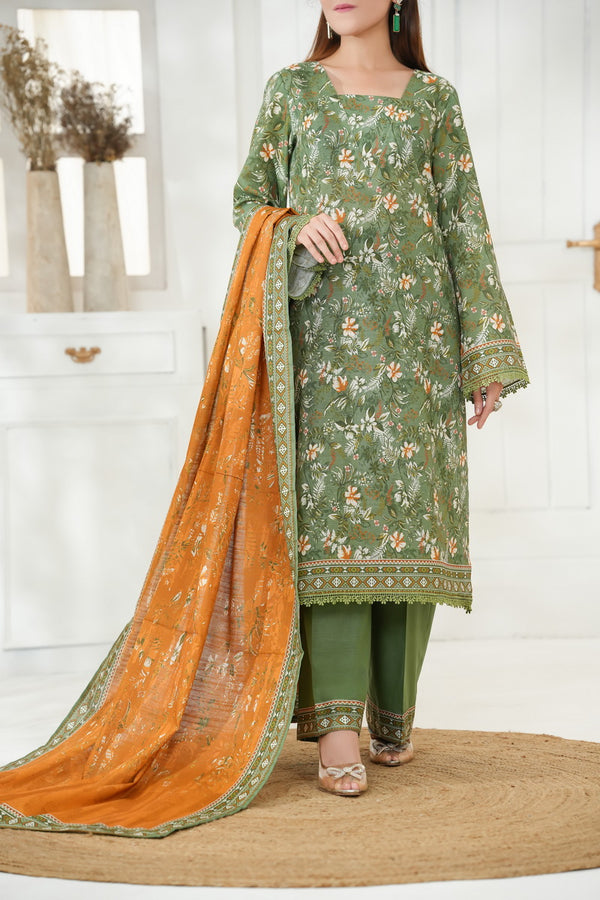 Shahkar Print Khaddar D-019