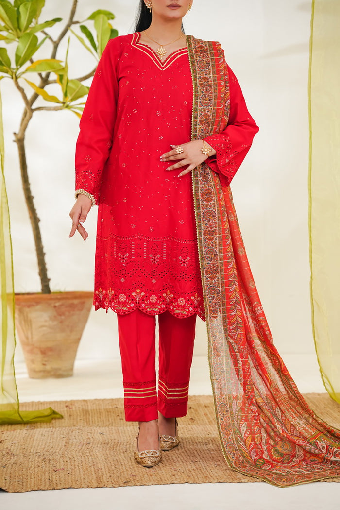 Anmol Embroidered D-085